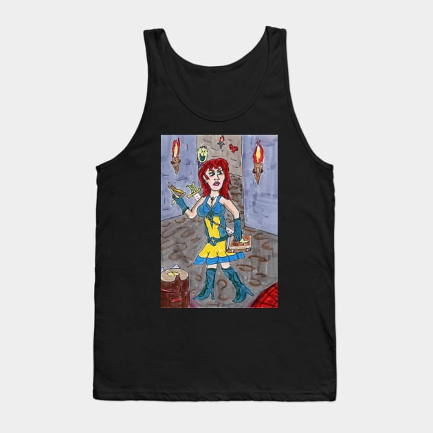 Vampire Huntress Tank Top by ConidiArt